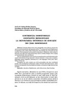Contribuția domnitorului Constantin Brâncoveanu la dezvoltarea sistemului de educație din Țara Românească